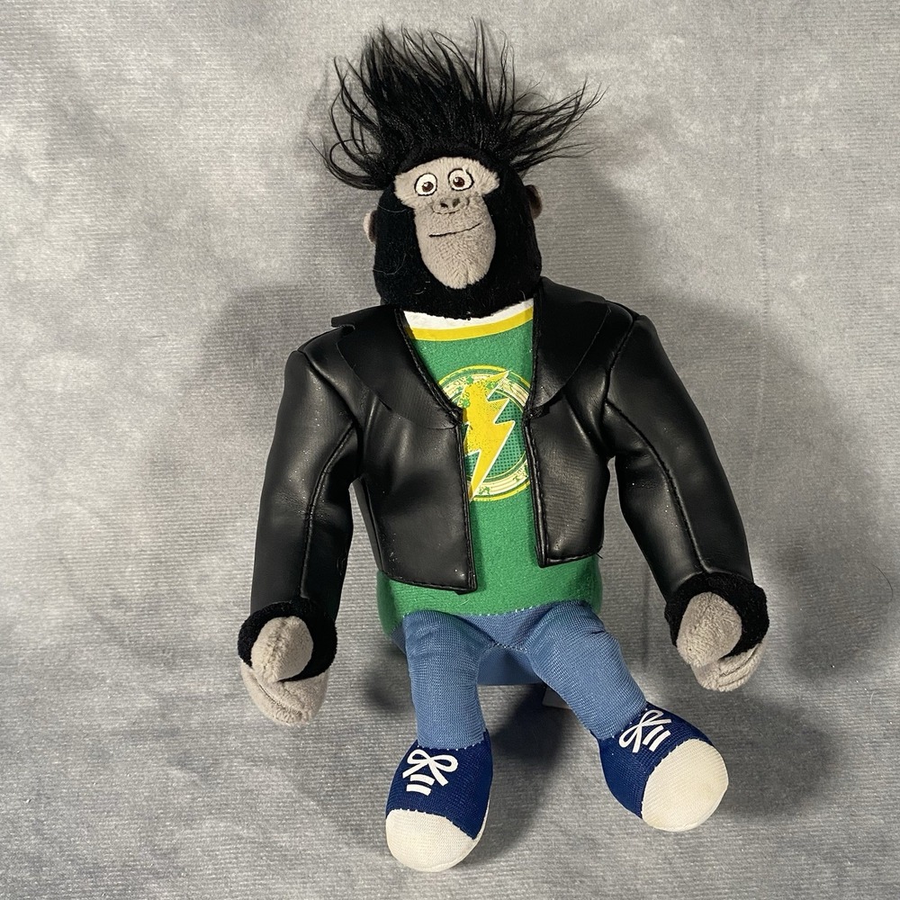 TY Beanie "Johnny The Gorilla" Sing Movie Plush Doll Toy Retired Stuffed Animal